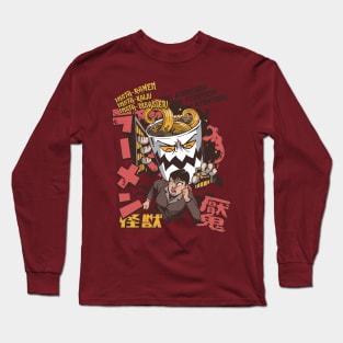 Japanese ramen attack Long Sleeve T-Shirt